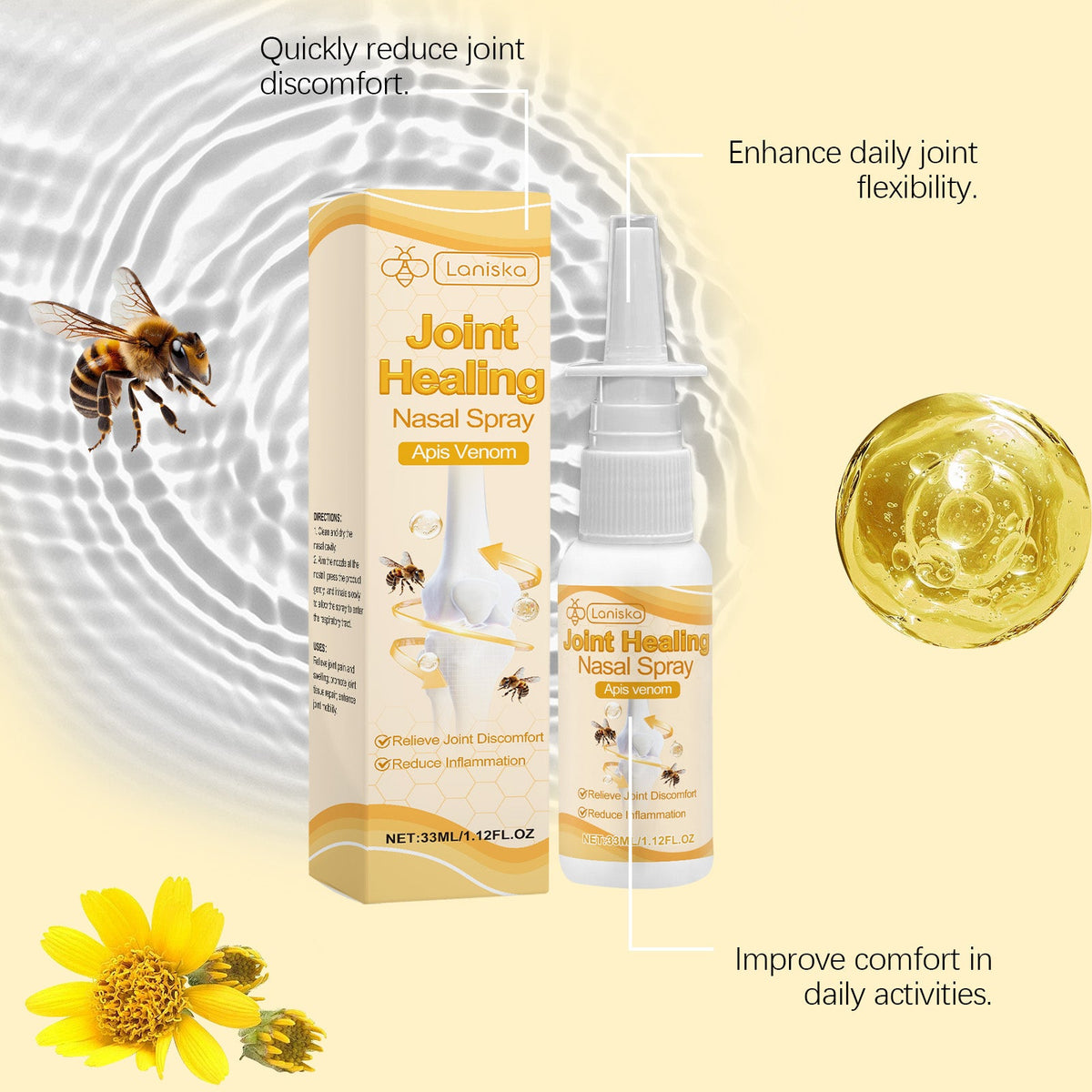 Joint Care Nasal Spray: Bee Venom for Daily Comfort