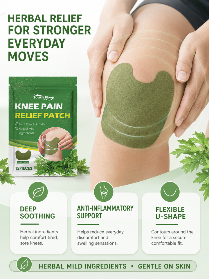Wormwood Knee Pain Patch – Deep-Soothing Herbal Relief