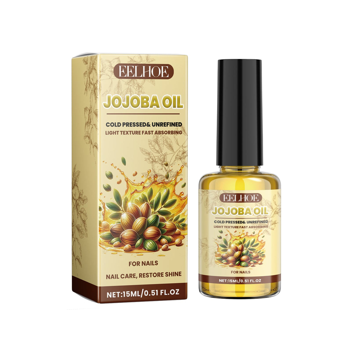 Jojoba Oil for Nails: Softens Cuticles & Restores Shine