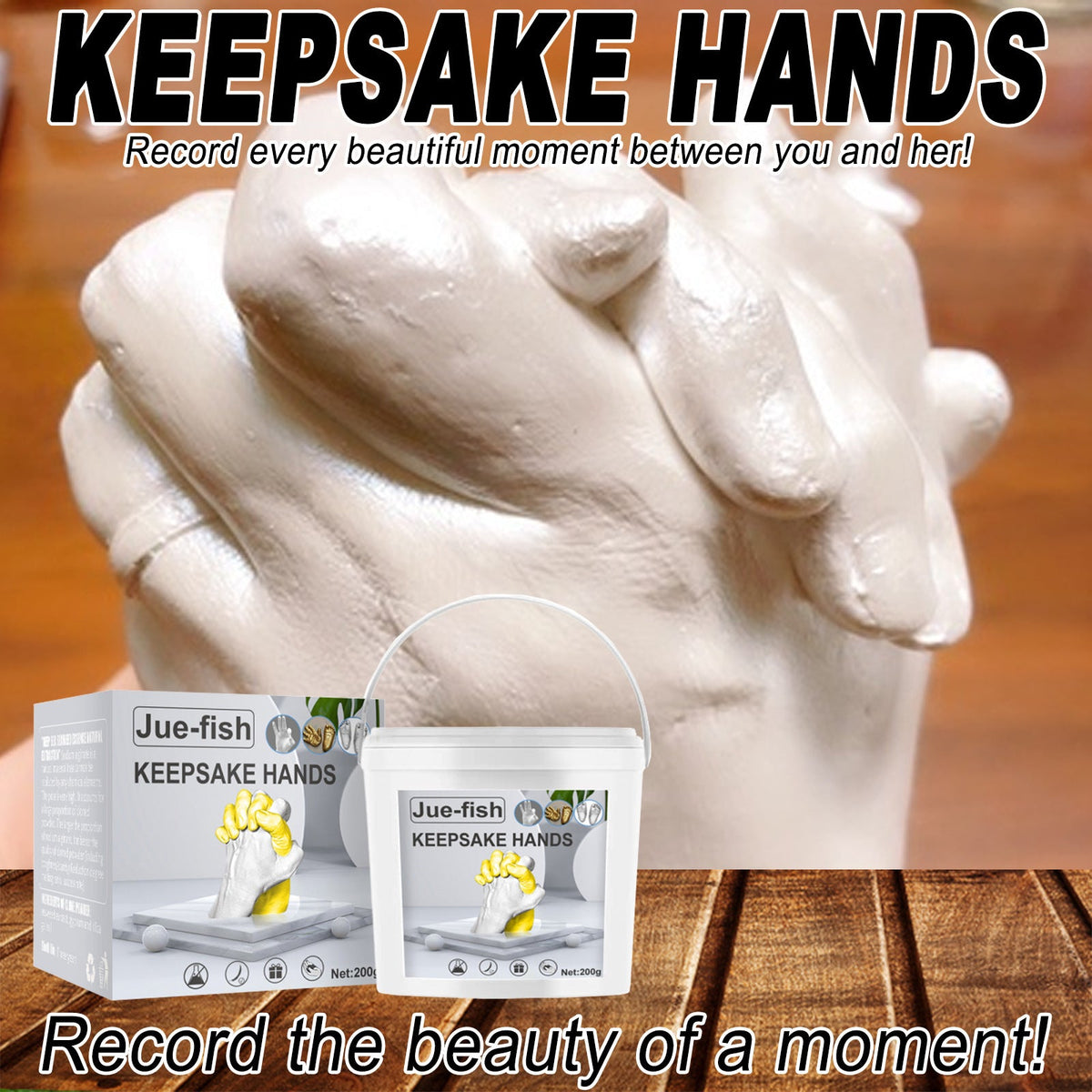3D Hand Casting Kit for Detailed Lifelong Keepsakes