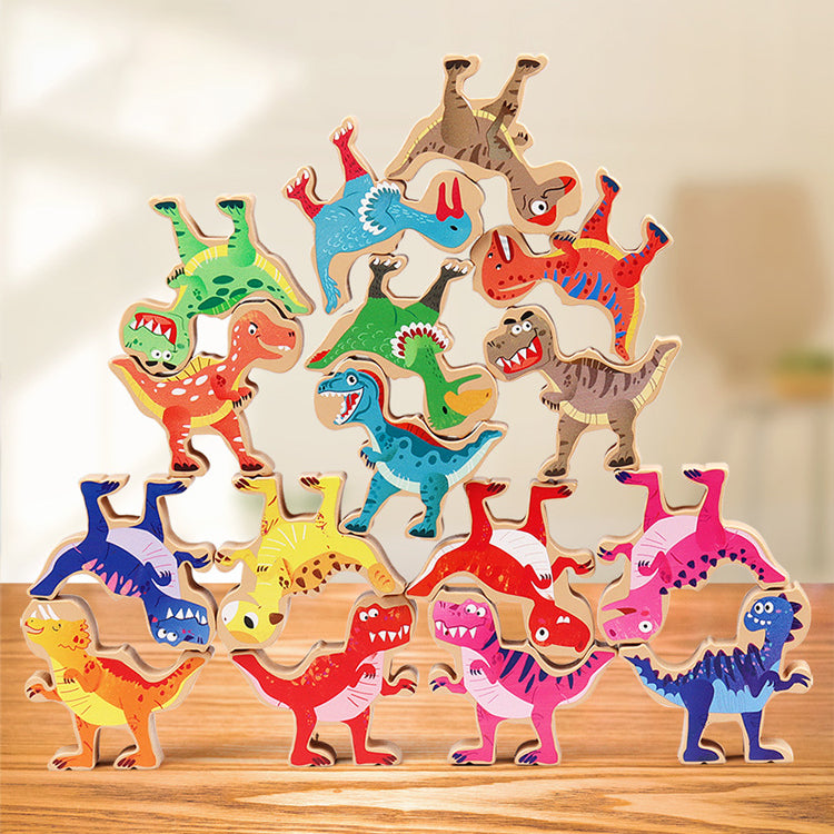 Dinosaur Stacking Balance Game for Screen-Free Play