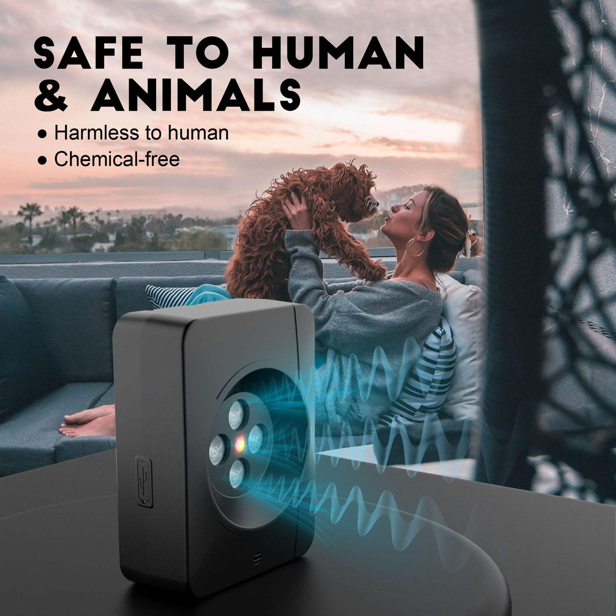 Ultrasonic Dog Barking Trainer for Quiet Home Training