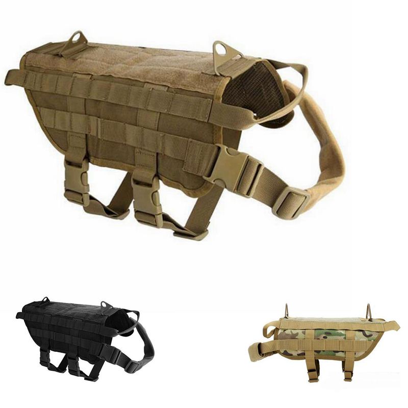Tactical Dog Vest Harness for Secure Outdoor Control