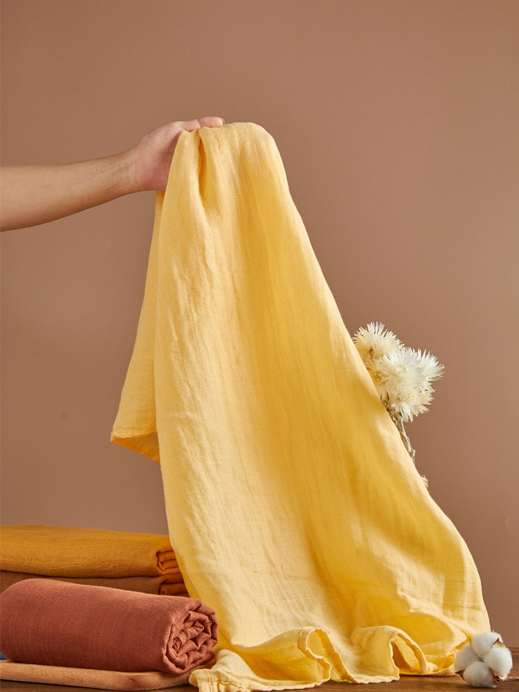 Baby Muslin Swaddle Blankets, 100% Cotton 2-Pack