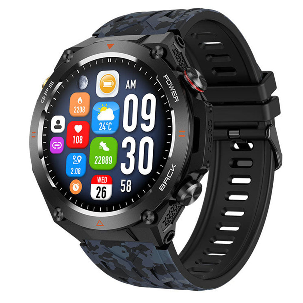 KC82 Rugged Smartwatch with GPS, Calls & Heart Rate