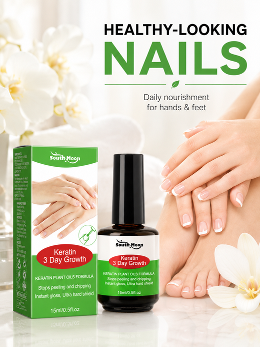 Keratin Nail Oil – Strengthen Nails, 3-Day Growth