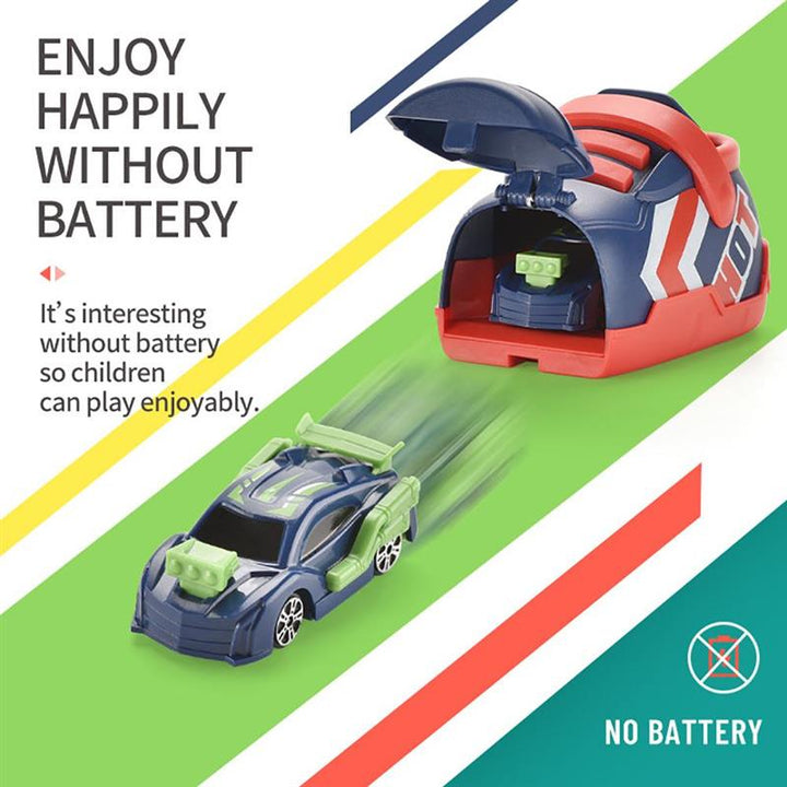 Kids Shoe Launcher Racing Car Toy – Battery-Free Fun