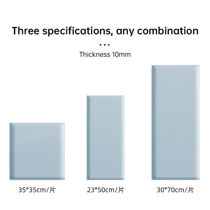 Kids' 3D Wall Safety Panels: Soft 10mm Bump Protection
