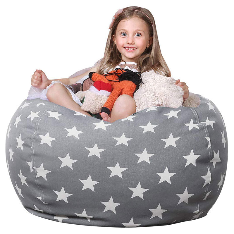 Kids Beanbag Chair & Plush Toy Set for Cozy Play
