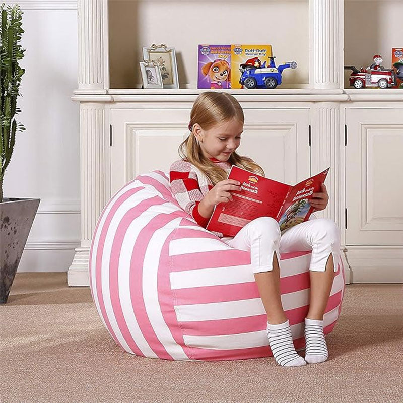 Kids Beanbag Chair & Plush Toy Set for Cozy Play