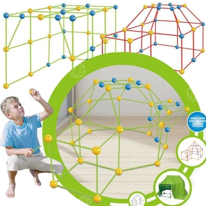 Kids Fort Building Kit for Screen-Free Creative Play