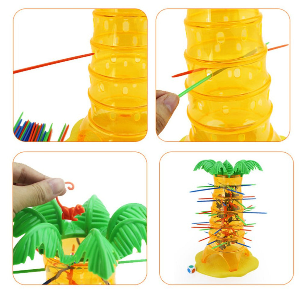 Falling Monkeys Game for Family Color-Matching Fun