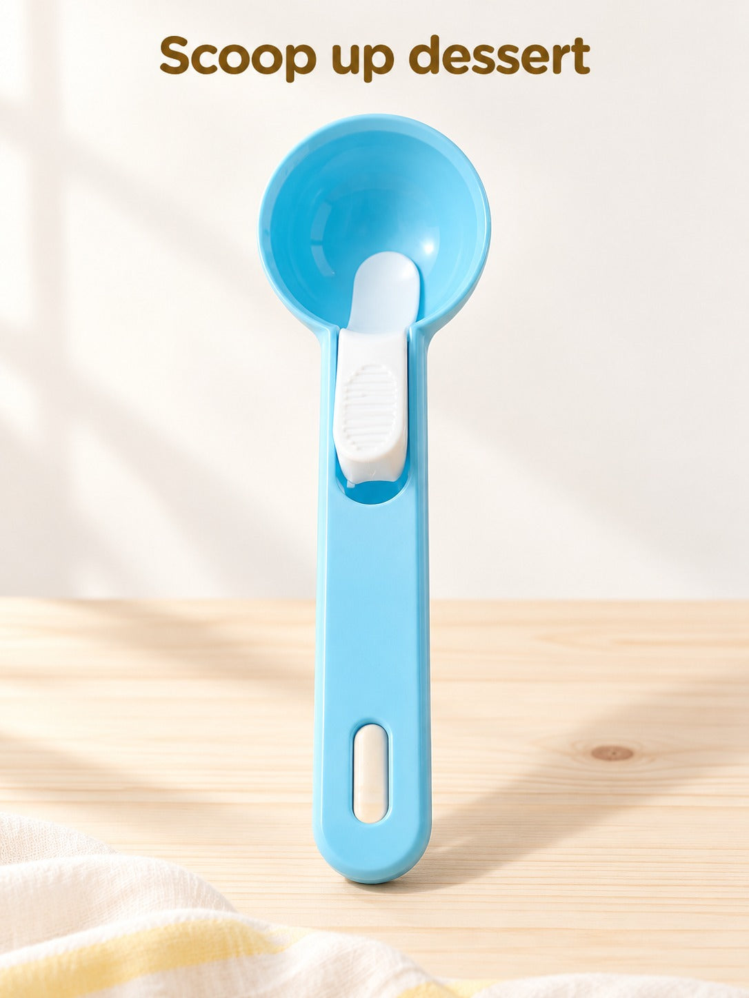 Kids' Plastic Ice Cream Scoop and Melon Baller Tool