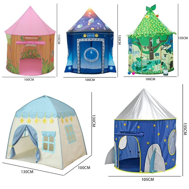 Kids Space Play Tent for Imaginative Indoor Playtime