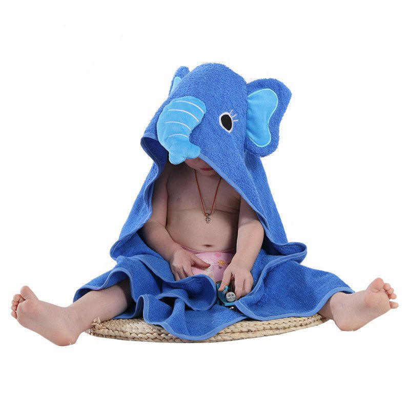 Kids Hooded Bath Towel for Cozy Toddler Drying Warmth
