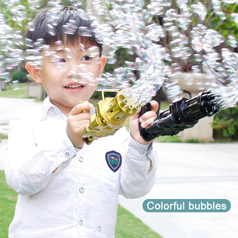 Kids Bubble Machine Toy With Easy One-Button Start