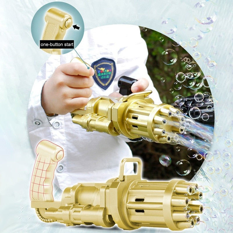 Kids Bubble Machine Toy With Easy One-Button Start
