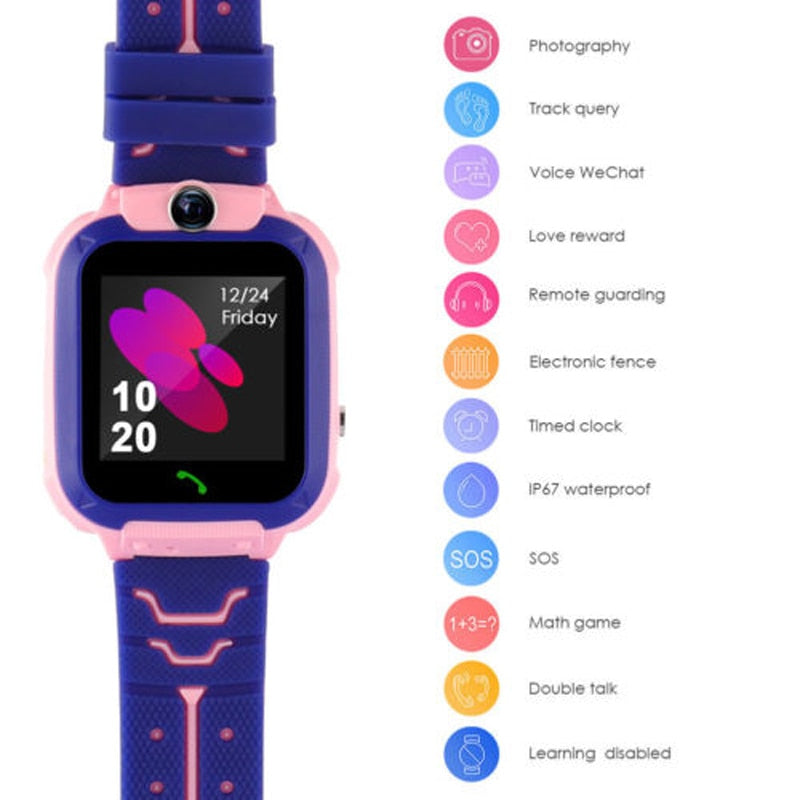 Kids Smartwatch Phone with GPS Location Tracker & Calls