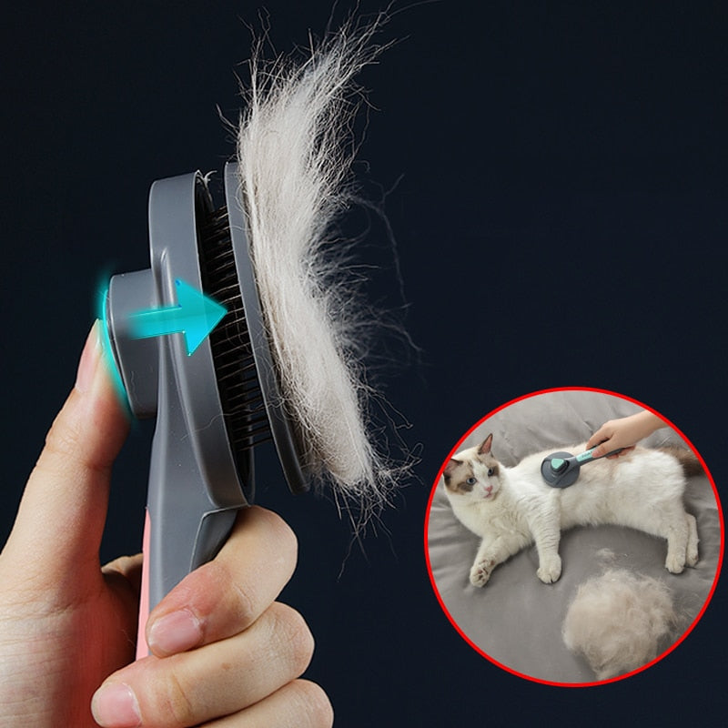 Cat and Dog Grooming Comb for Easier Shedding Control