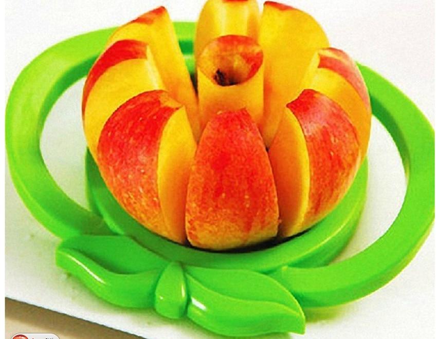 Stainless Apple Slicer and Corer: 8 Even Wedges Fast