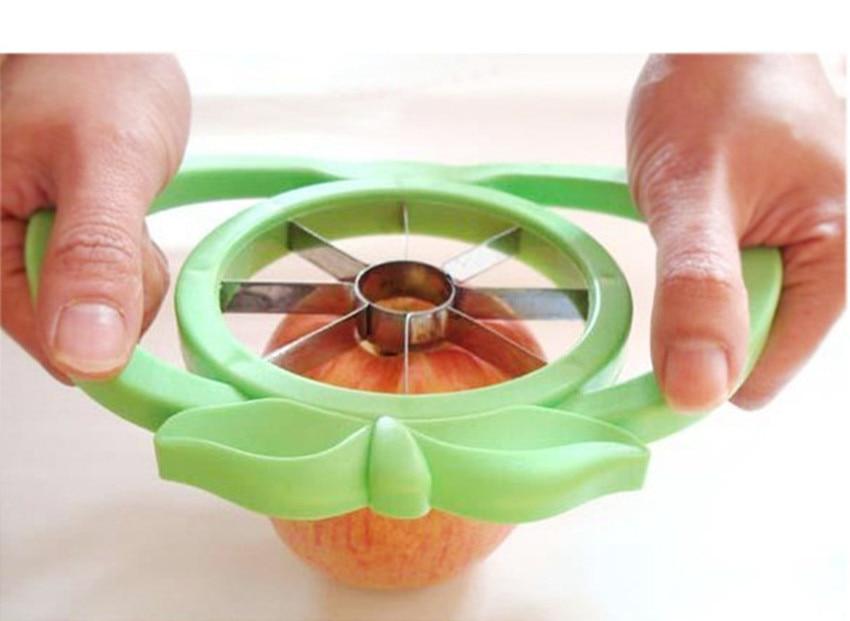 Stainless Apple Slicer and Corer: 8 Even Wedges Fast