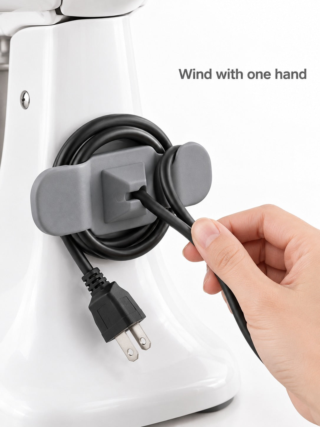 Kitchen Cord Wrapper: One-Handed Appliance Cord Winder
