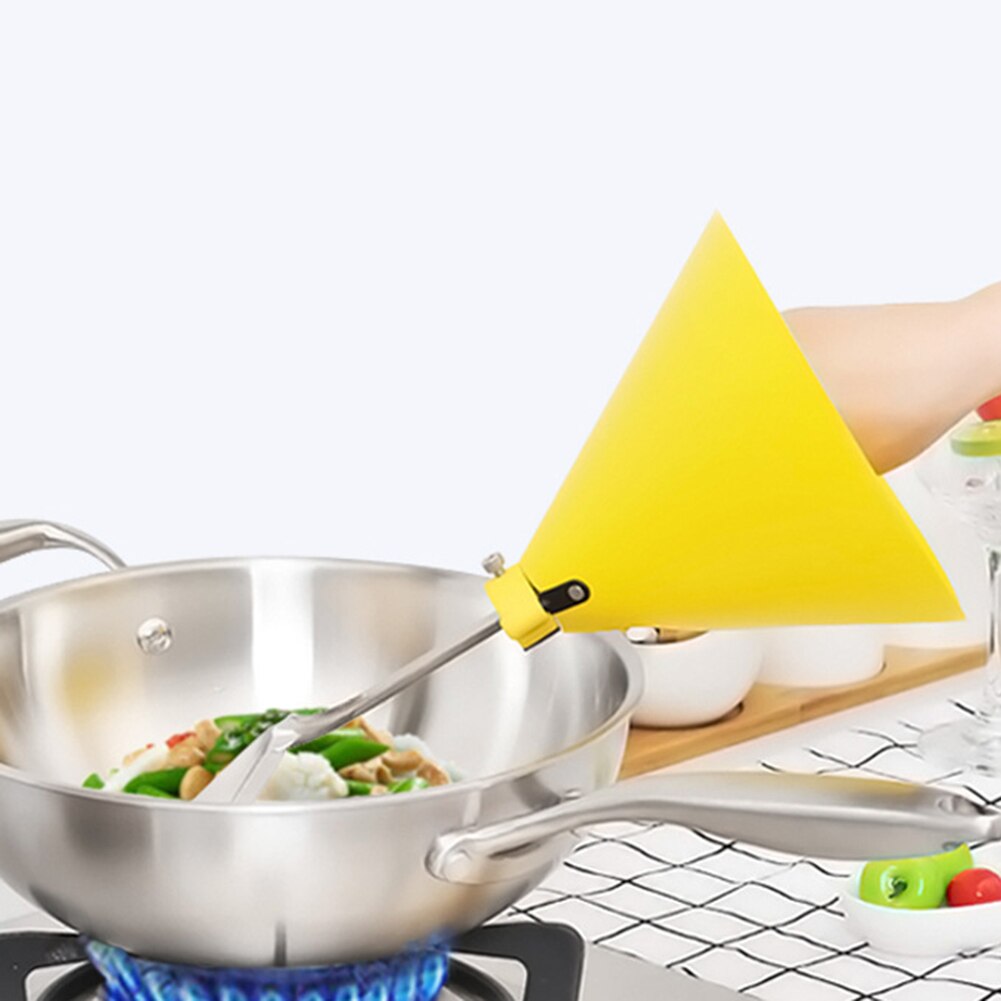 Oil Splatter Guard for Frying Pans, Anti-Scald Shield