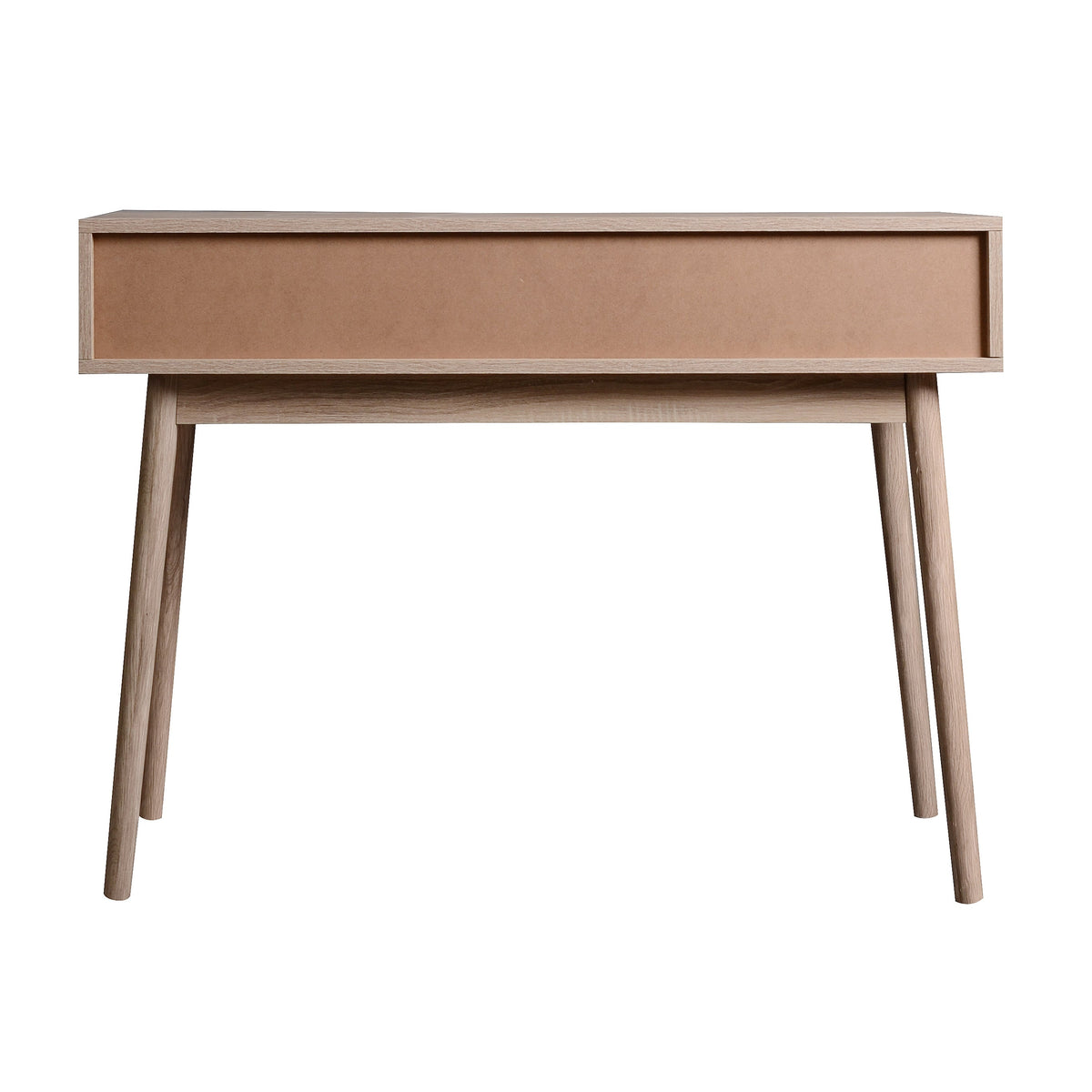 Mid-Century Writing Desk with Hidden Sliding Storage