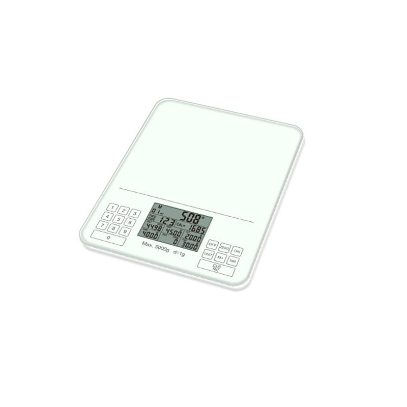 Nutrition Kitchen Scale with Food Calorie Lookup