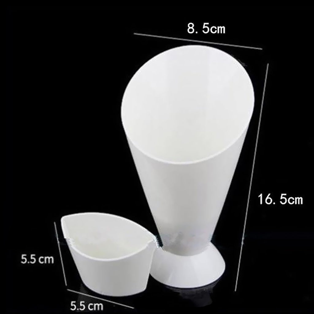 Snack Cone Stand With Dip Cup For Fries and Party Snacks
