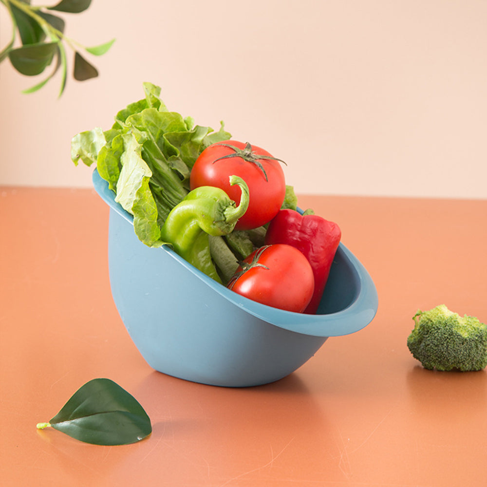 Tilted Rice Washing Drain Basket for Kitchen Sink