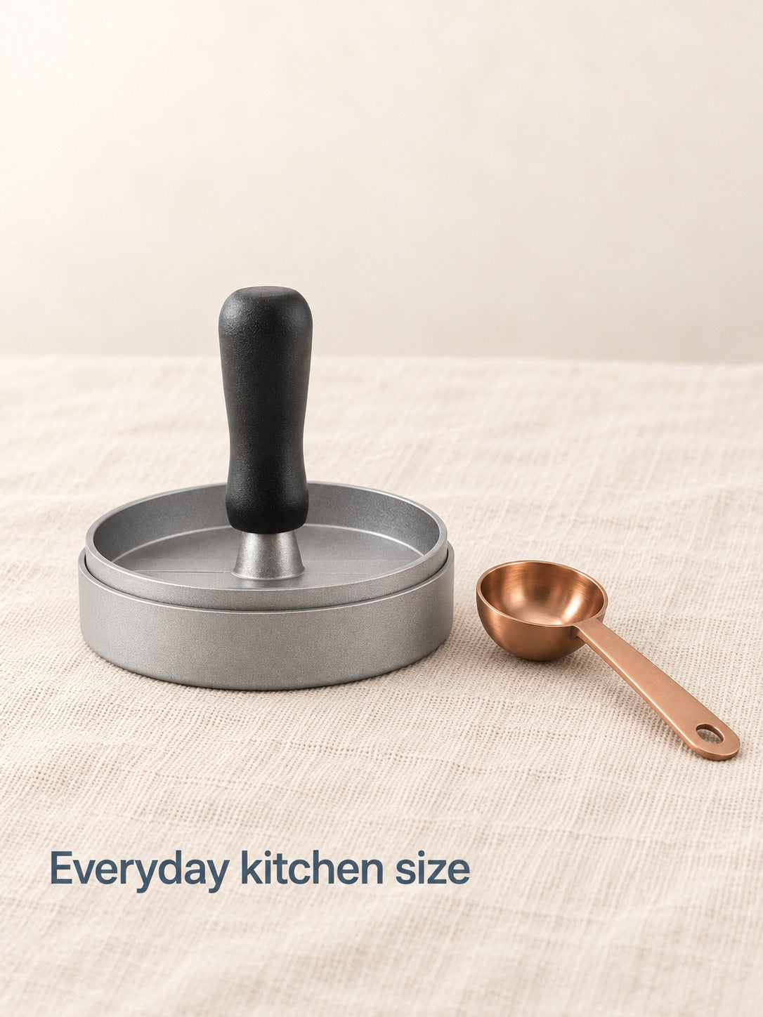 Burger Press for Uniform Patties, Non-Stick Aluminum