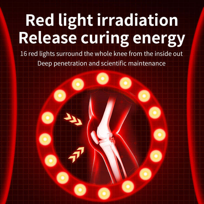 Heated Red Light Knee Massager for Knee Pain Relief