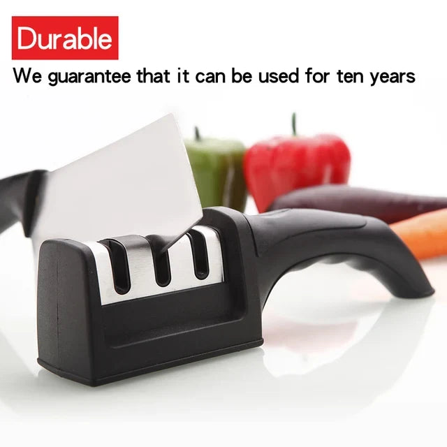 Knife Sharpener 3 Stage Quick Edge Tool for Home Cooks