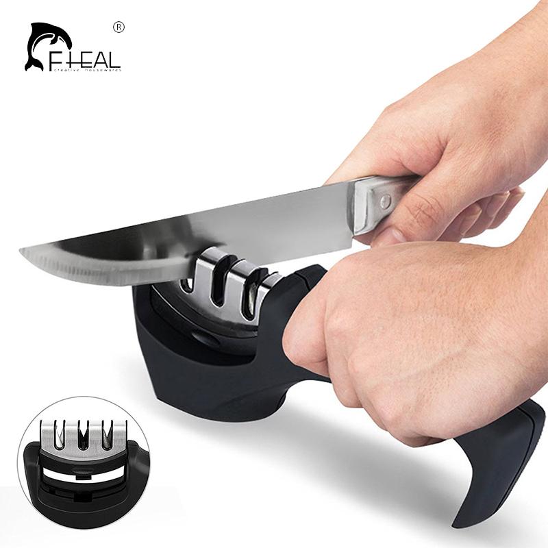 Kitchen Knife Sharpener: Three Stages, One Direction