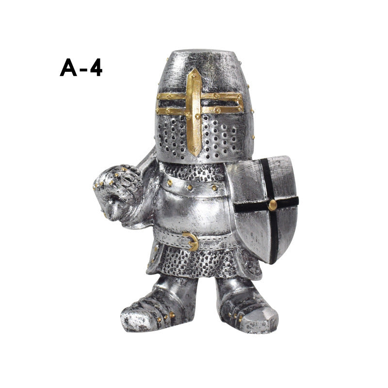 Knight Gnome Garden Ornament – Medieval Fantasy Decor