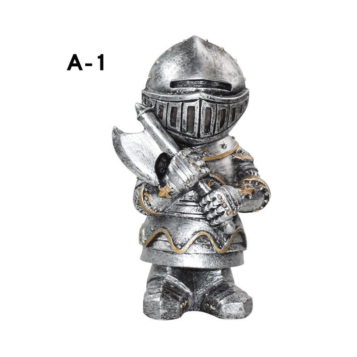 Knight Gnome Garden Ornament – Medieval Fantasy Decor