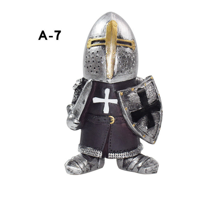 Knight Gnome Garden Ornament – Medieval Fantasy Decor