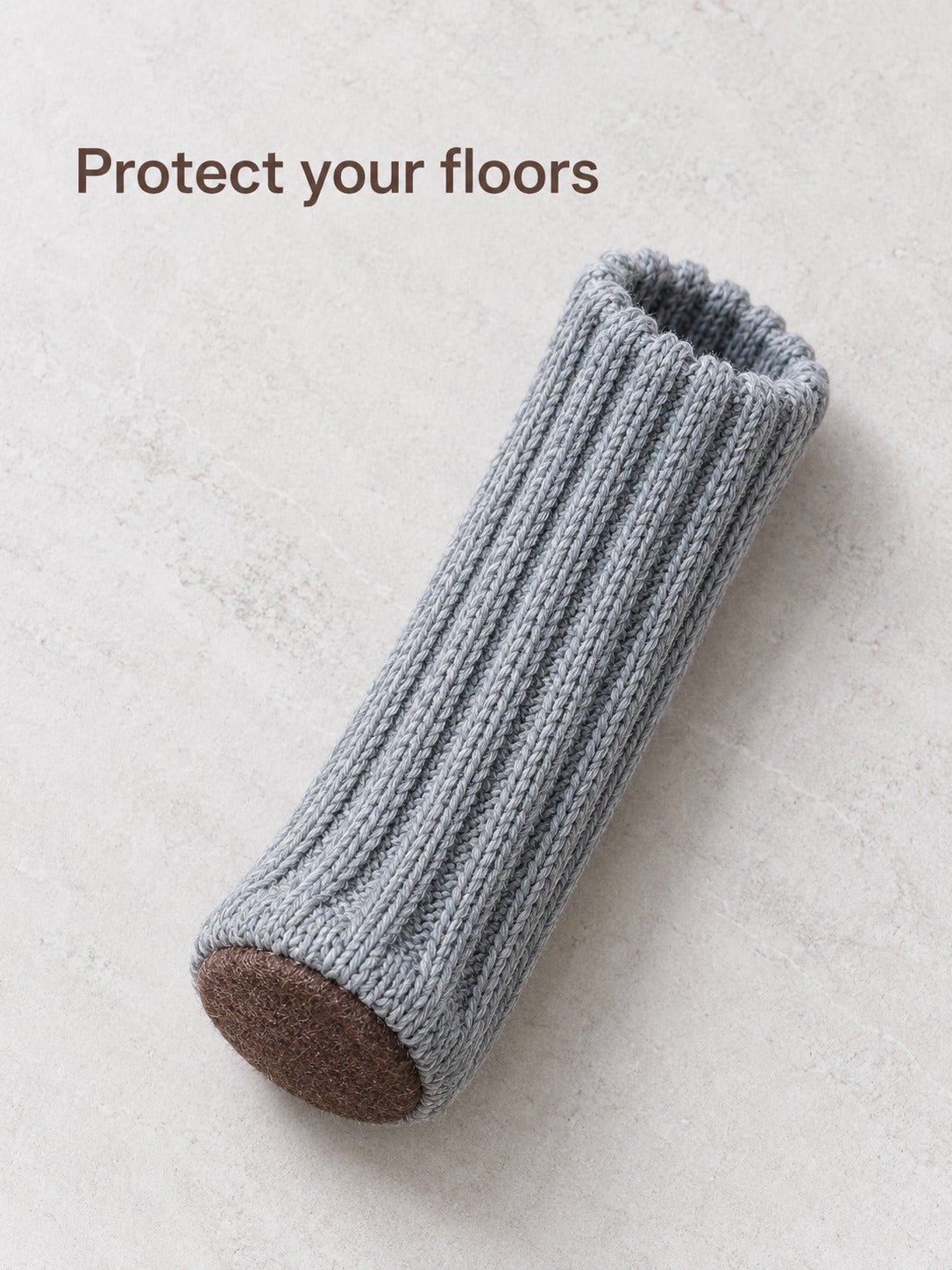 Knitted Chair Leg Covers That Stop Floor Scratches