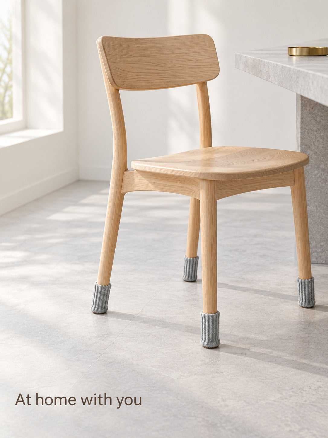Knitted Chair Leg Covers That Stop Floor Scratches