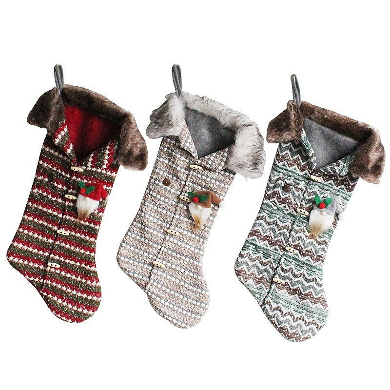 Knitted Christmas Stockings for Cozy Holiday Displays