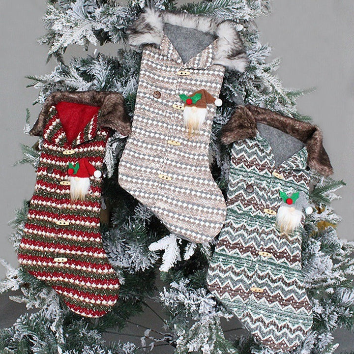 Knitted Christmas Stockings for Cozy Holiday Displays