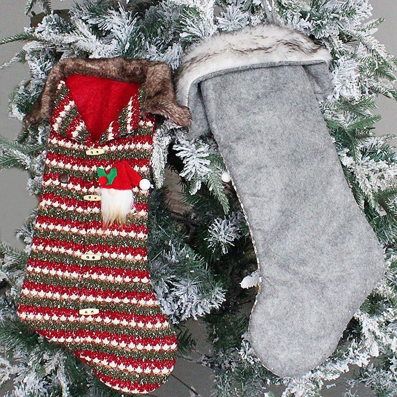 Knitted Christmas Stockings for Cozy Holiday Displays