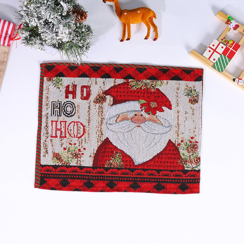 Woven Christmas Placemat for Cheerful Holiday Tables