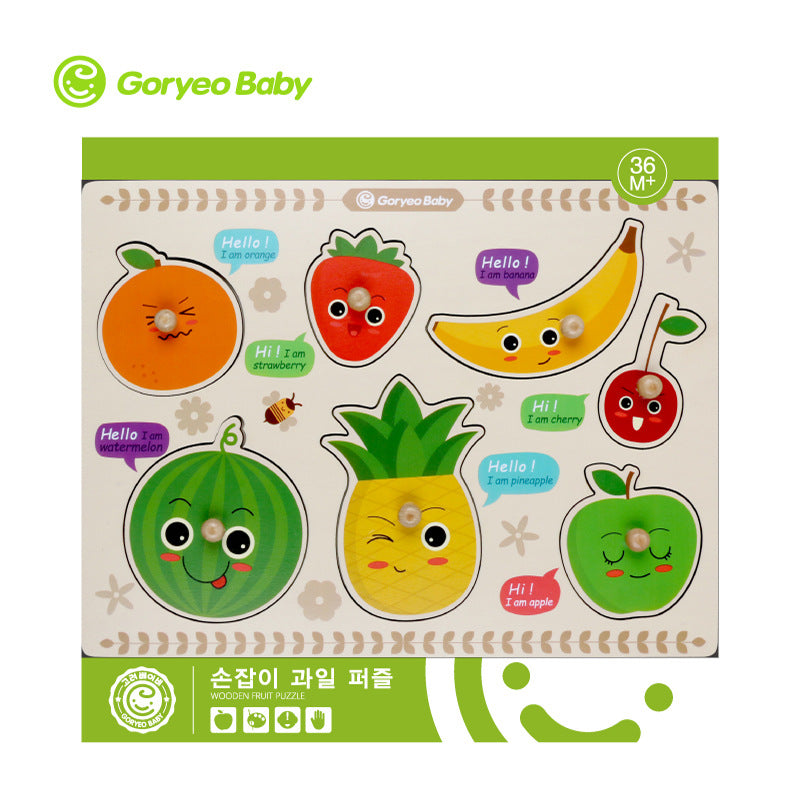 Toddler Wooden Puzzle Board for Screen-Free Learning