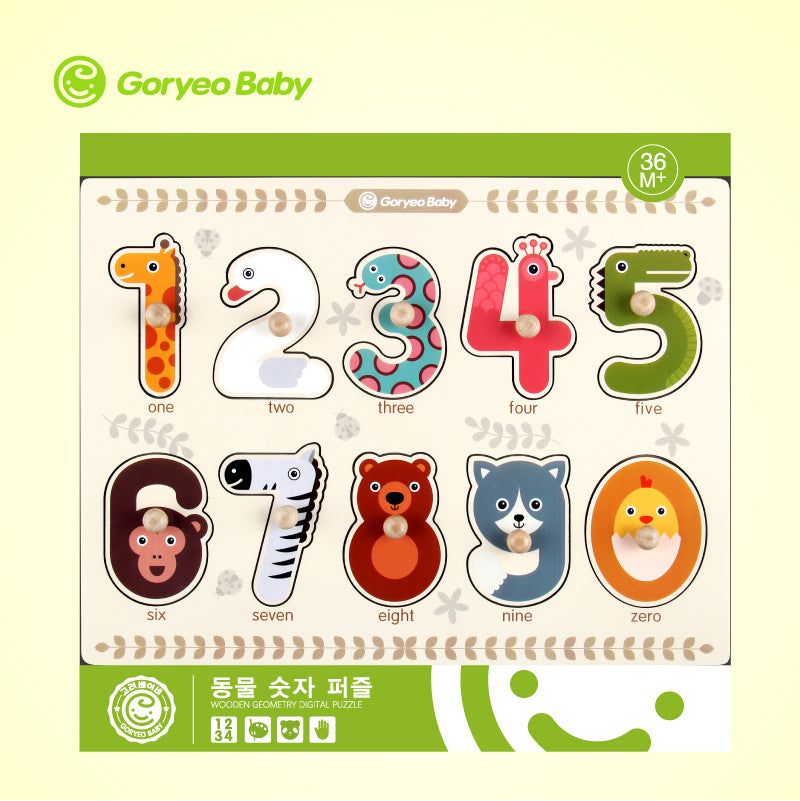 Toddler Wooden Puzzle Board for Screen-Free Learning