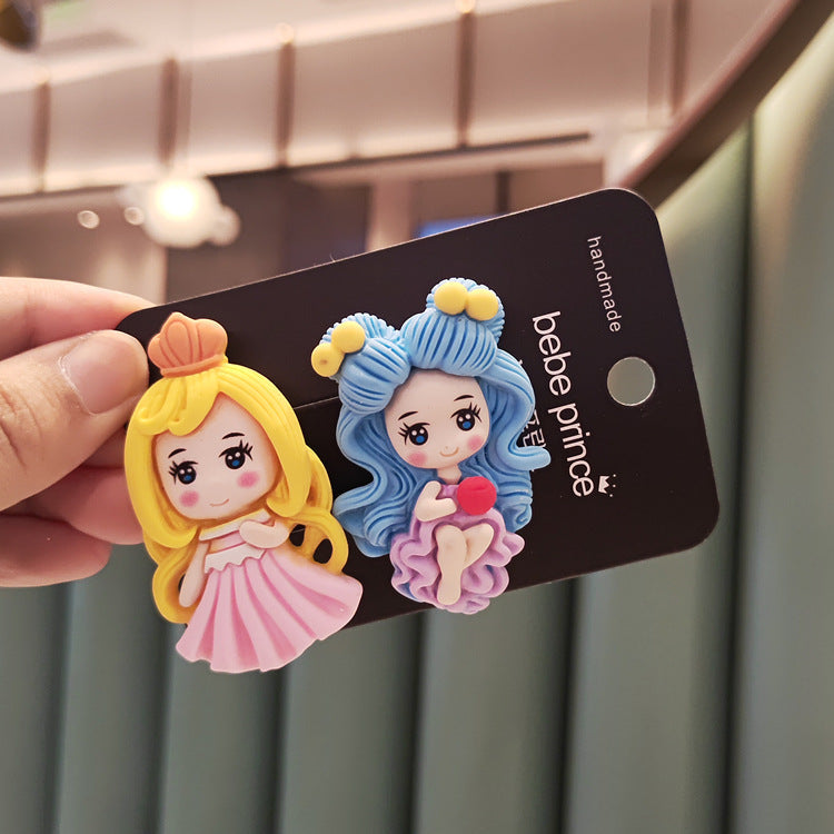 Korean-Style Girls Hair Clips for Playful Bangs & Styles
