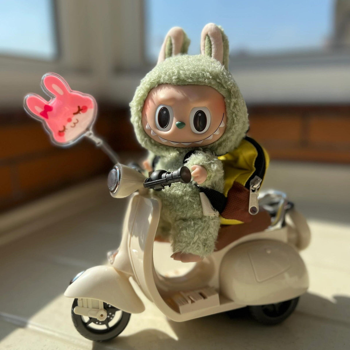 LABUBU Scooter Vinyl Doll Collectible Display Charm