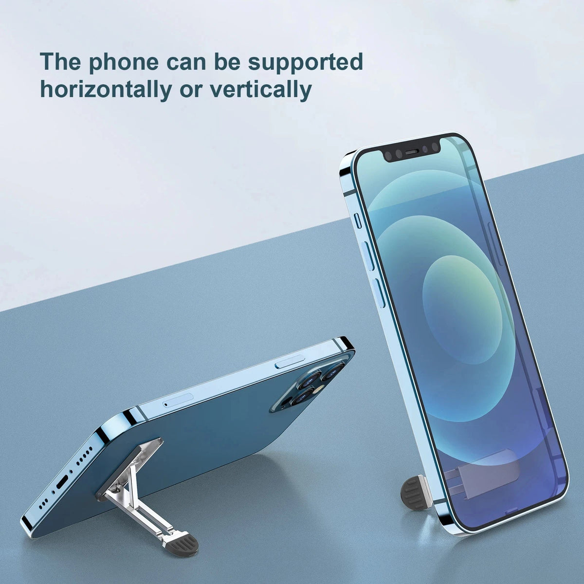 Ultra-Thin Folding Metal Laptop and Tablet Stand Riser