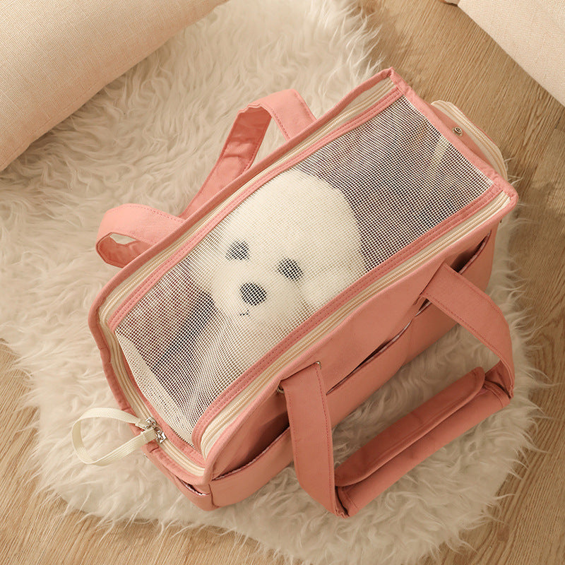 Large Capacity Cat Carrier Bag for Comfortable Travel